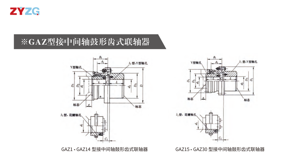 GAZ  型接中间轴鼓形齿式猫咪视频官网