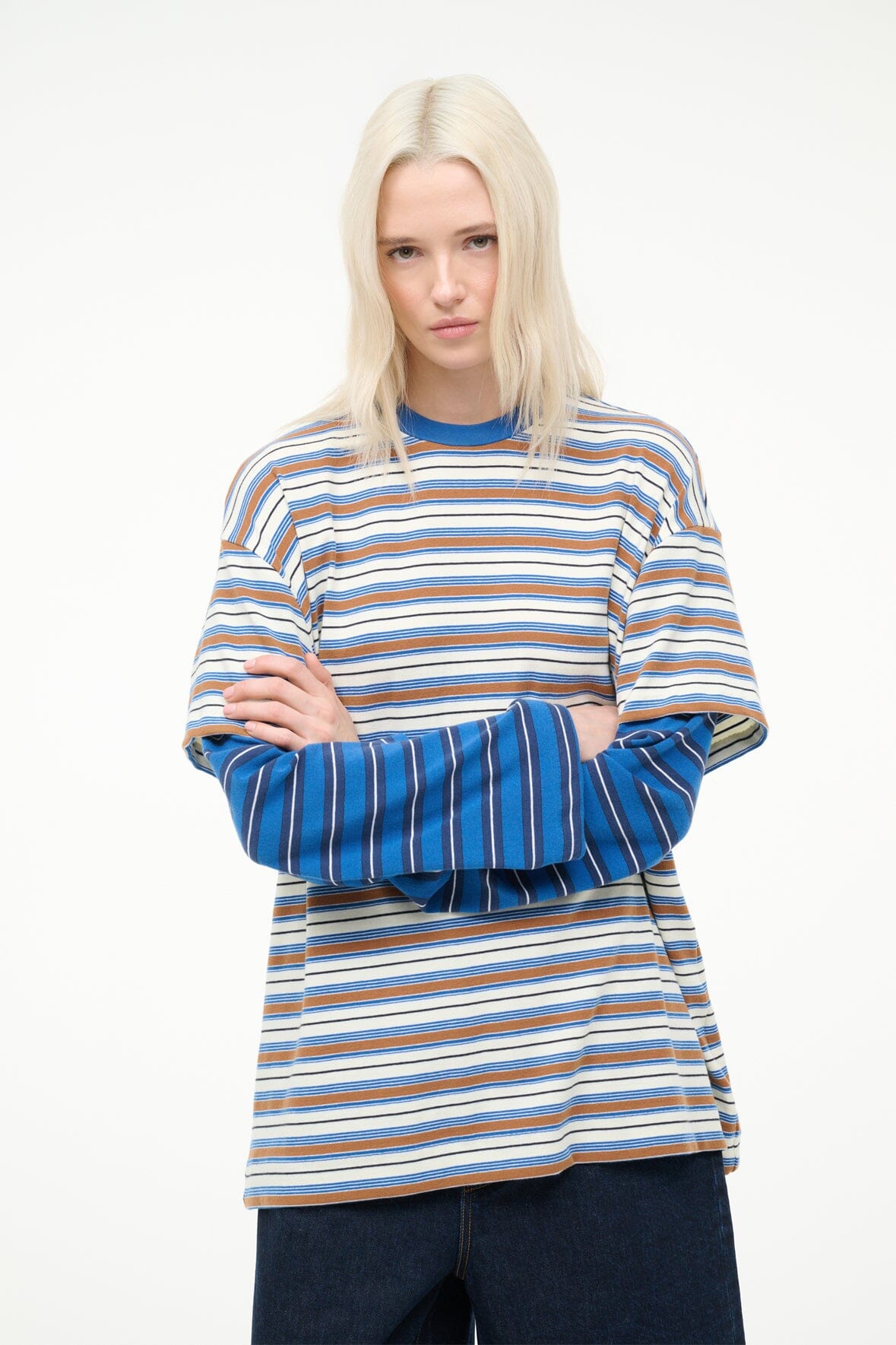WILLIAM TEE | MOJAVE STRIPE ECHO STRIPE