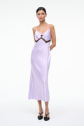 TERRA SILK DRESS | WISTERIA