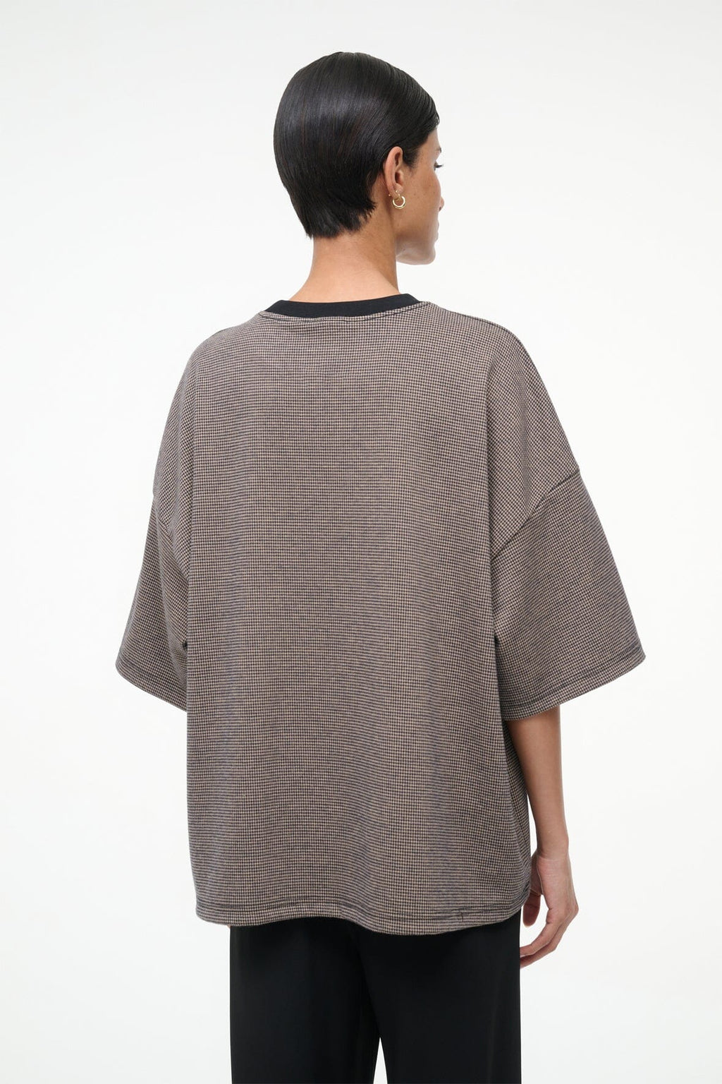 CAPSULE TOP | HOUNDSTOOTH