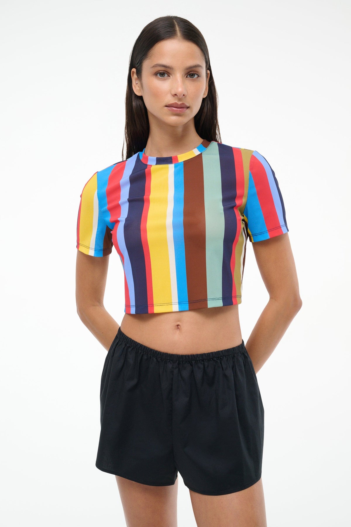 FERNANDA COVERUP TOP | MARKET STRIPE
